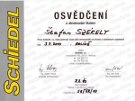 Certifikát SCHIEDEL