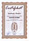 Certifikát CECHU KAMNÁŘŮ - tahové systémy