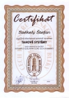 Certifikát CECHU KAMNÁŘŮ - tahové systémy